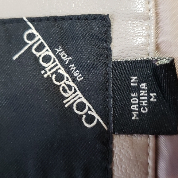 Nwt Collectionb New York, Moto Jacket, Color Mink, Size M - Picture 11 of 12